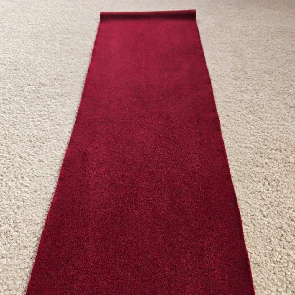 Banana Republic Double Face Cashmere Scarf Brick Burgundy Red